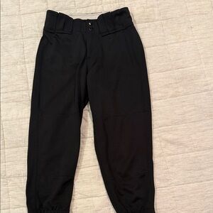 Youth Black softball pants